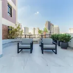 Studio No 8º Andar Com Piscina Na Cobertura